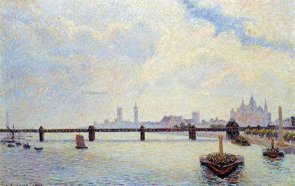  Camille Pissarro Charing Cross Bridge, London - Art Print