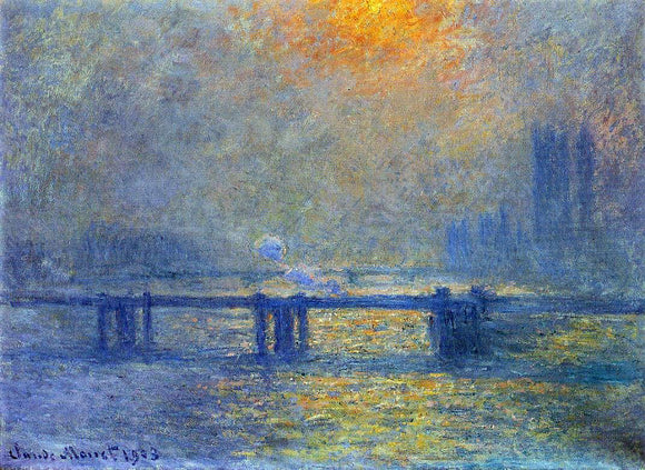  Claude Oscar Monet Charing Cross Bridge, The Thames - Art Print