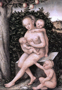  The Elder Lucas Cranach Charity - Art Print