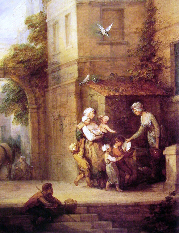  Thomas Gainsborough Charity Relieving Distress - Art Print