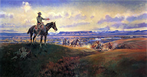  Charles Marion Russell Charles M. Russell and His Friends - Art Print