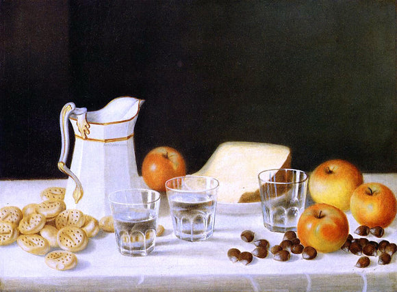  John F Francis Cheese, Crackers and Chestnuts - Art Print