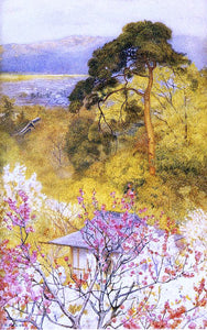  Henry Roderick Newman Cherry Blossom, Kyoto - Art Print