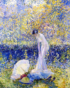  Frederick Carl Frieseke Cherry Blossoms - Art Print