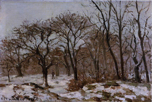  Camille Pissarro Chestnut Orchard in Winter - Art Print