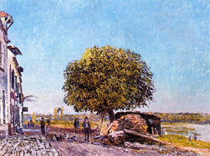  Alfred Sisley Chestnut Tree at Saint-Mammes - Art Print