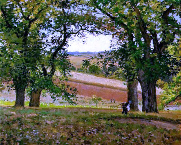  Camille Pissarro Chestnut Trees at Osny - Art Print