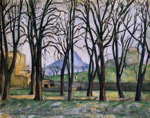  Paul Cezanne Chestnut Trees at the Jas de Bouffan - Art Print