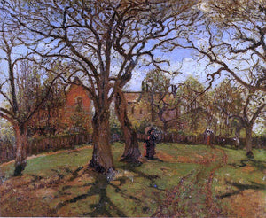  Camille Pissarro Chestnut Trees, Louveciennes, Spring - Art Print