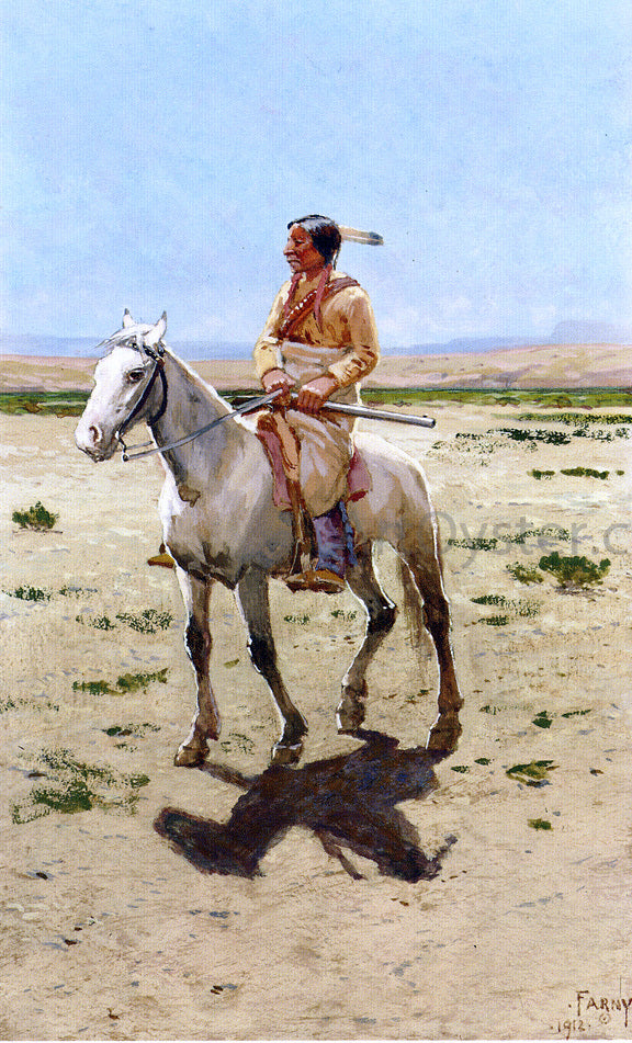  Henry F Farney Cheyenne Scout - Art Print