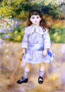  Pierre Auguste Renoir Child with a Whip - Art Print