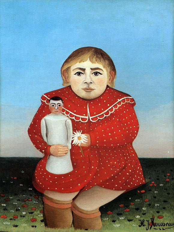  Henri Rousseau Child with Doll - Art Print