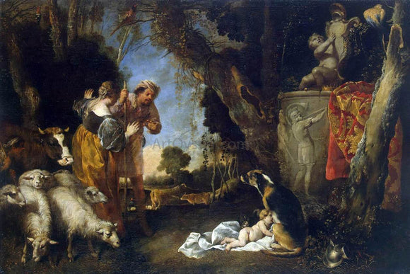  Antonio Maria Vassallo Childhood of King Cyrus - Art Print