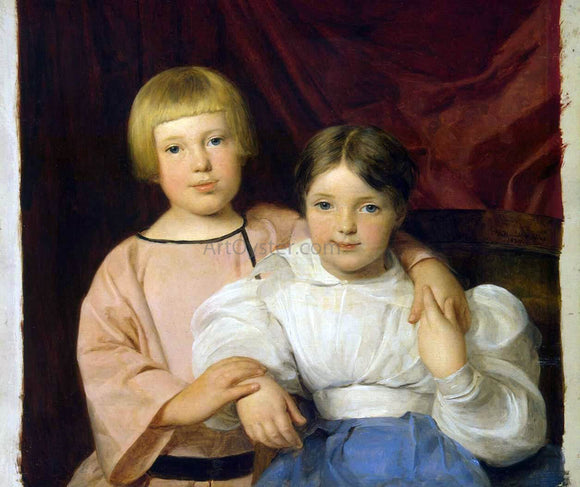  Ferdinand Georg Waldmuller Children - Art Print