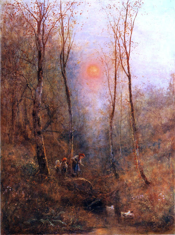  James Crawford Thom Children in a Wood - Art Print