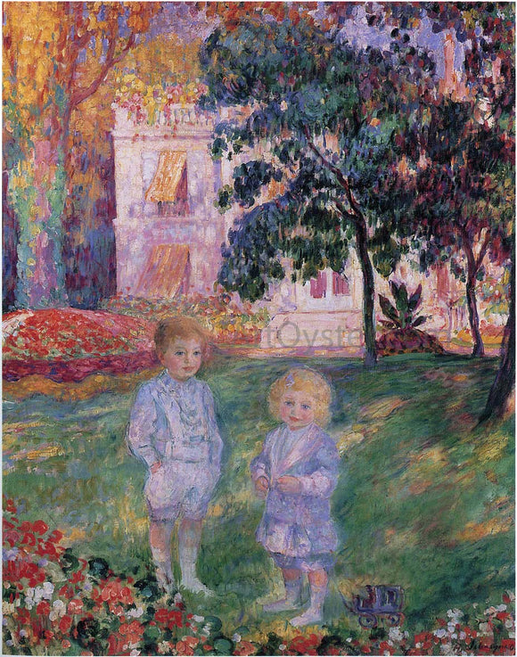  Henri Lebasque Children in the Garden - Art Print