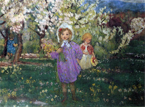  Henri Lebasque Children with Spring Flowers - Art Print