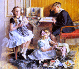  Gad Frederik Clement Children's Pastimes - Art Print