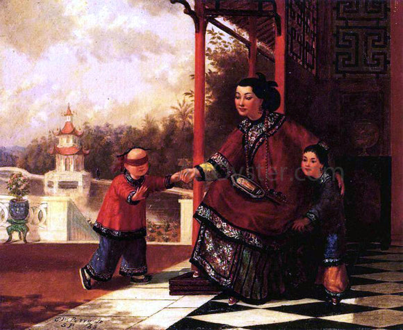  Enoch Wood Perry Chinese Family - Art Print