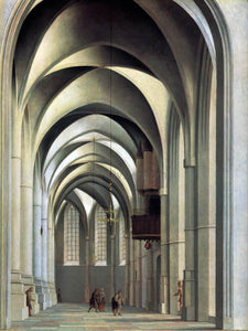  Pieter Jansz Saenredam Choir of St. Bavo, Haarlem - Art Print