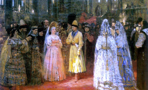  Ilia Efimovich Repin Choosing a Bride for a Grand Duke - Art Print