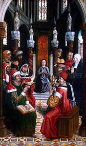  Master catholic Kings Christ among the Doctors - Art Print