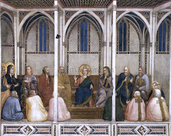 Giotto Di Bondone Christ Among the Doctors (North transept, Lower Church, San Francesco, Assisi) - Art Print