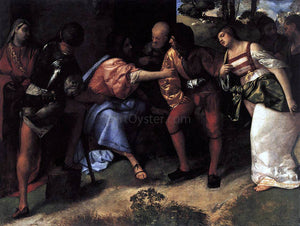  Titian Christ and the Adulteress - Art Print