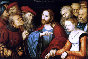  The Elder Lucas Cranach Christ and the Adulteress - Art Print