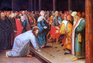  The Younger Pieter Bruegel Christ and the Adulteress - Art Print