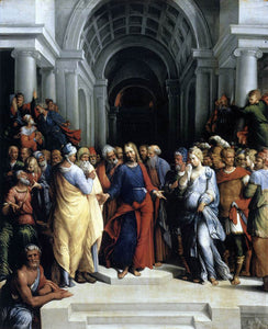  Garofalo Christ and the Adulteress - Art Print