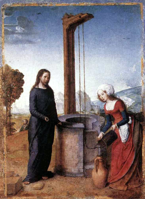  Juan De Flandes Christ and the Woman of Samaria - Art Print