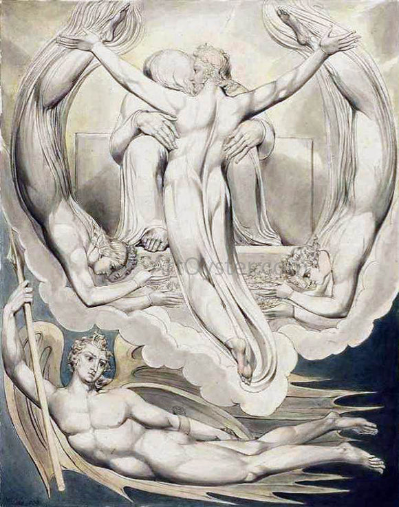  William Blake Christ as the Redeemer of Man - Art Print
