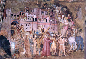  Andrea Da Firenze Christ Bearing the Cross to Calvary - Art Print