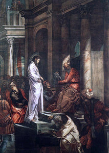  Jacopo Robusti Tintoretto Christ before Pilate - Art Print