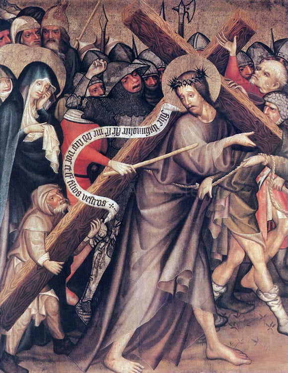  Master Thomas De Coloswar Christ Carrying the Cross - Art Print