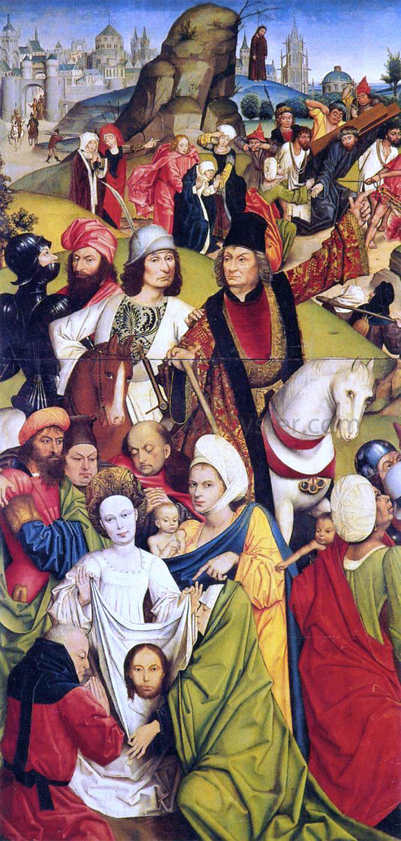  Derick Baegert Christ Carrying the Cross and Veronica with the Sudarium - Art Print