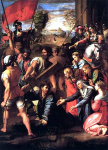  Raphael Christ Falls on the Way to Calvary - Art Print