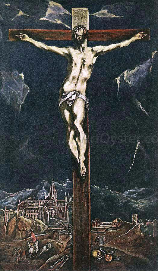  El Greco Christ in Agony on the Cross - Art Print