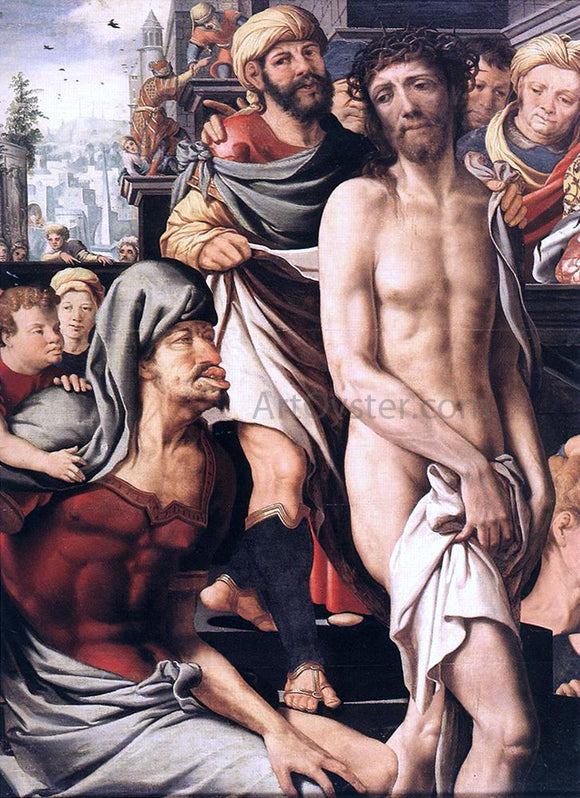  Jan Sanders Van Hemessen Christ Mocked (detail) - Art Print