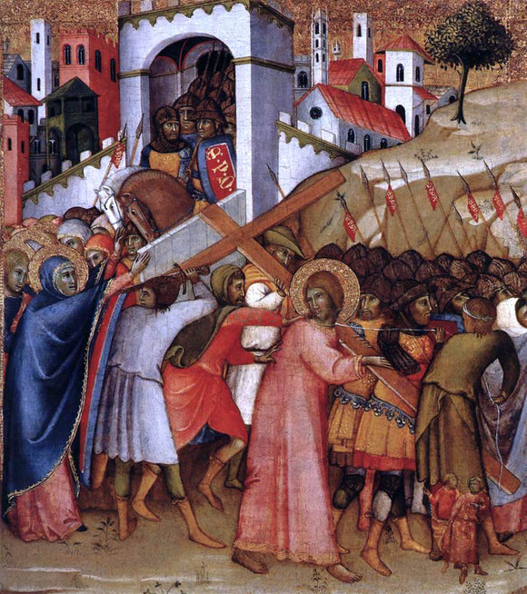 Andrea Di bartolo Christ on the Road to Calvary - Art Print