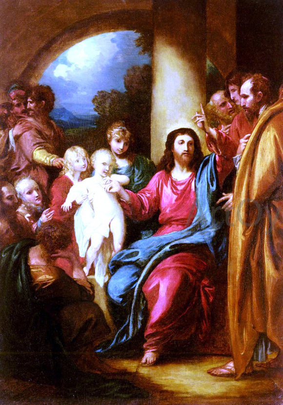  Benjamin West Christ Showing A Little Child As The Emblem Of Heaven - Art Print