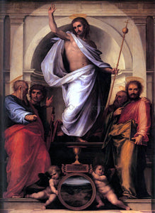  Fra Bartolomeo Christ with the Four Evangelists - Art Print