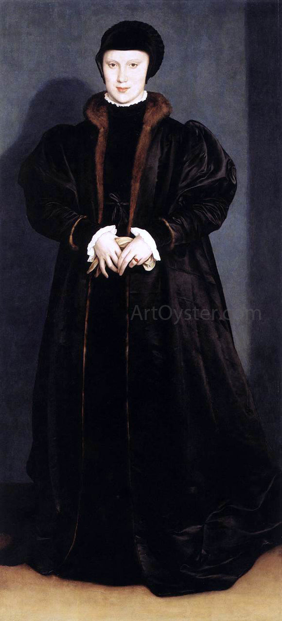  The Younger Hans Holbein Christina of Denmark, Ducchess of Milan - Art Print