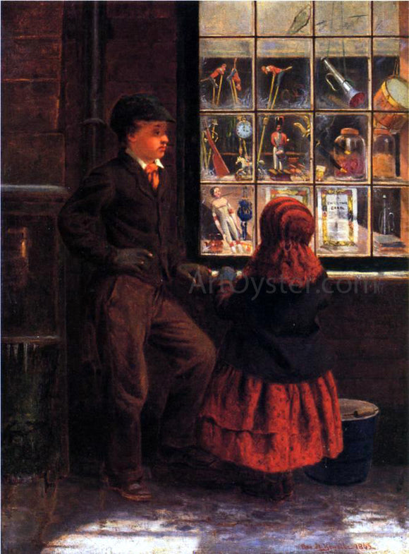  George Henry Yewell Christmas Eve - Art Print