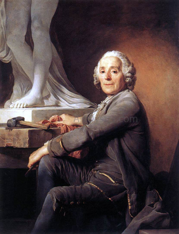  Joseph Siffrein Duplessis Christophe Gabriel Allegrain, Sculptor - Art Print