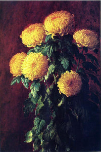  John Ross Key Chrysanthemums - Art Print