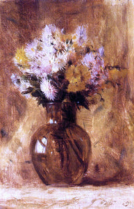  Dwight W Tryon Chrysanthemums - Art Print