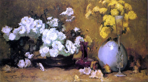  Emil Carlsen Chrysanthemums - Art Print