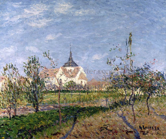  Gustave Loiseau Church at Notre Dame at Vaudreuil - Art Print